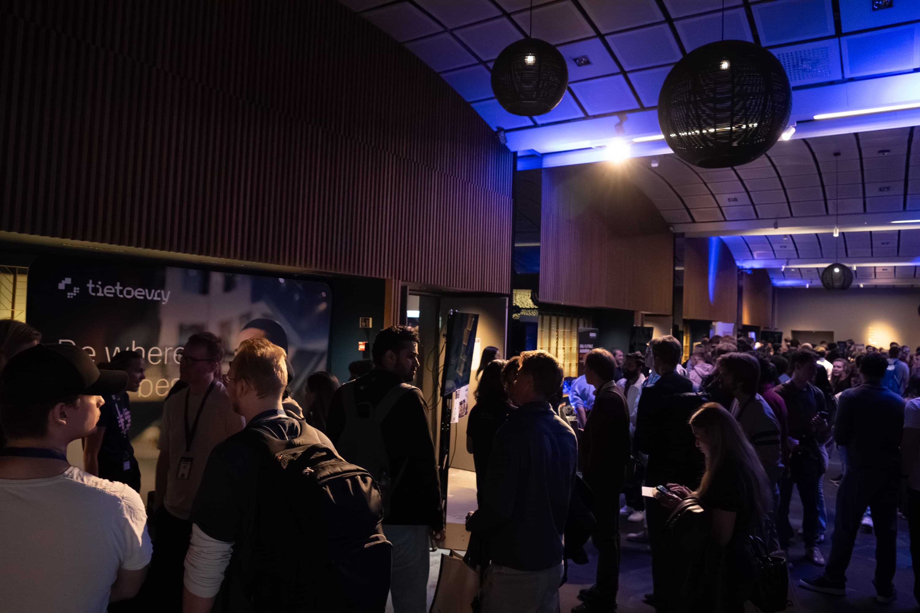 Students gathered at the venue during Student Connect.